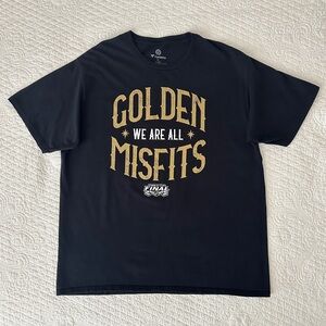 Vegas Golden Knights We Are All Golden Misfits Black T-Shirt Stanley Cup Final
